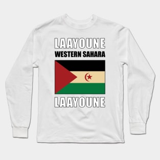 Flag of Western Sahara Long Sleeve T-Shirt